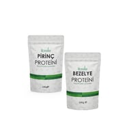 Bezelye ve Pirinç Protein Tozu 100gr // Yüksek Protein Oranı // %85 - %80 Protein