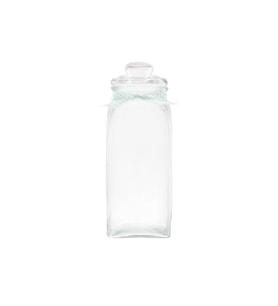 Mint Yeşili Kare Kavanoz 1450 ml, Şık ve Fonksiyonel Saklama Çözümü