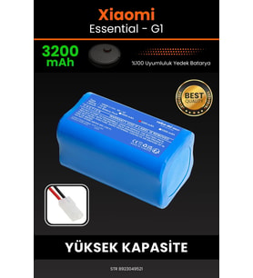 Xiaomi Mi Vacuum Mop Essential 3200mAh Robot Süpürge Bataryası - Yüksek Yoğunluklu Li-ion Hücre
