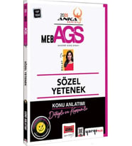 2025 MEB AGS Anka Serisi Sözel Yetenek Konu Anlatımı Yargı Yayınları