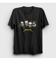 Presmono Unisex Siyah Band Metallica T-Shirt 66469tt