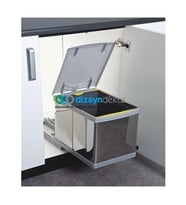 Dolap İçi Raylı Çöp Kovası 21750
