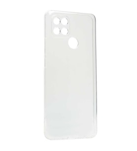 Oppo A15S Kılıf Zore Kamera Korumalı Süper Silikon Kılıf (Renksiz)