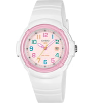 CASIO LX-800H-7A1VDF BEYAZ SİLİKON KORDON RAKAMLI ÇOCUK KOL SAATİ