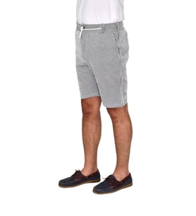 Erkek Çizgili Cepli Likralı Şort BGL-ST04624 (Füme)