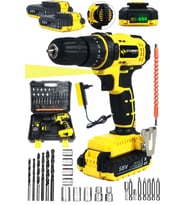 58V 8Ah T-8 Darbeli Metal Şanzıman Çift Akülü Vidalama Seti