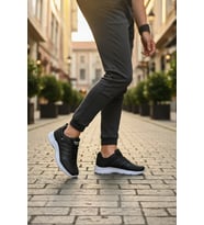 Enoch Erkek Nefes Alan Yürüyüş Ayakkabısı - Hafif Taban Spor Sneaker