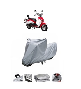 RMG Moto Gusto Clasico  Gri Motosiklet Brandası ARKA ÇANTA UYUMLU DEĞİLDİR