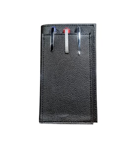 Kalemlikli Not Defteri Cüzdan , Cep Telefonu Bölmeli - Suni Deri -9,5 cm x 17 cm