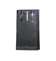Kalemlikli Not Defteri Cüzdan , Cep Telefonu Bölmeli - Suni Deri -9,5 cm x 17 cm