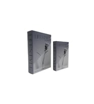 Lumienza Dekoratif Baskılı Ahşap Kutu Kitap AKSH-PU20517 SET (Çok Renkli)