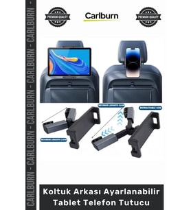 Özel Üretim Arka Başlık 360 Döner Askı Aparat Koltuk Arkası Ayarlanabilir Tablet Telefon Tutucu