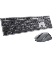 DELL KM7321W Premier Bluetooth+Kablosuz Q Trk Optic Mouse Gri/Siyah Multimedya Klavye - Mouse Set
