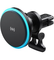 MAG Wireless 15W kablosuz hızlı şarj, MagSafe Uyumlu Mıknatıslı Araç İçi Telefon Tutucu ve Şarjı
