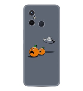 Xiaomi Redmi 12C Kılıf Resimli Desenli Baskılı Silikon Orange Escape 1374