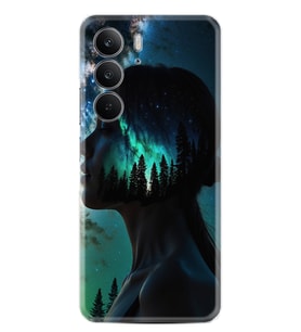 Realme C75 Kılıf Boutique Baskılı Resimli Woman in Tree Pcode -004