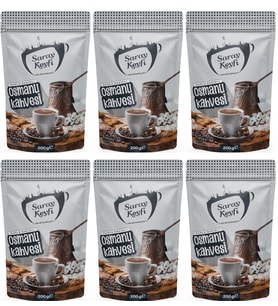 Damla Sakızlı Osmanlı Kahvesi 200 gr 6 Adet Avantajlı Paket