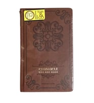 GIPTA CHRONICLE THE DAY BOOK İPLİK DİKİŞLİ DERİ SERT KAPAK 13x21cm 120YP. KARELİ DEFTER 8520 - TEKLİ