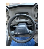 DİKİŞLİ DİREKSİYON KILIFI SİYAH DERİ SİYAH DİKİŞLİ MİTSUBİSHİ TEMSA PRESTİJ İÇİN