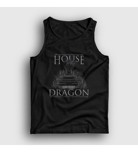Presmono Unisex Siyah Throne Targaryen House Of The Dragon Atlet 344693tt