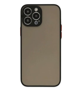 iPhone 14 Pro Kılıf Montreal Silikon Kapak - Siyah