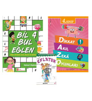 Ata 4.Sınıf Bil Bul Eğlen + Dikkat Akıl Zeka Oyunları