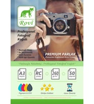 Rovi Rapunzel Parlak Fotoğraf Kağıdı 260gsm 50yp A3 (Beyaz)