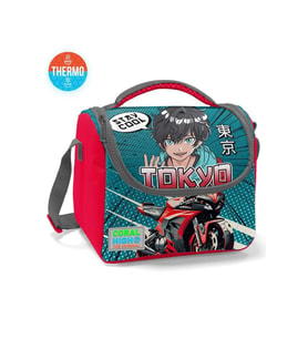 Coral High Thermo Beslenme Çantası Anime Motorsiklet Desen 11764 (Karışık)