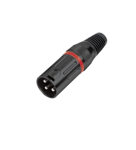 Sline Audio XLR Erkek Mikrofon Jack 3 Pin (Canon) Premium (Siyah)