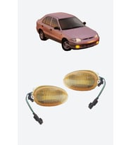 HYUNDAİ ACCENT 1998-2000 SARI ÖN SİS FARI YUMURTA KASA ACCENT SİS LAMBASI SAĞ SOL TAKIM SARI CAM