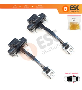 Ford Rang.er MK3 TKE P375 PX 2N 2G 2P 2011-2023 Avrupa 5339618 İçin 2 Adet Arka Kapı Gergisi