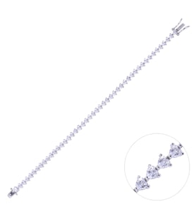 Nusnus Kadın Gümüş Bileklik ZRK 2160 10.80 GR