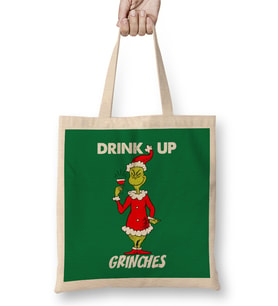 Drink Up Grinches 02 Bez Çanta Uzun Saplı