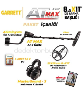 At Max International Dedektör (8,5x11'' DD Başlıkla)
