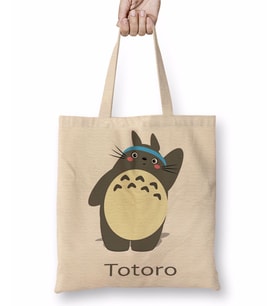 Totoro Bez Çanta Uzun Saplı