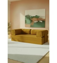 Comfort Legom Koltuk Tv Koltuğu Yatak Kanepe (Hardal Sarısı)