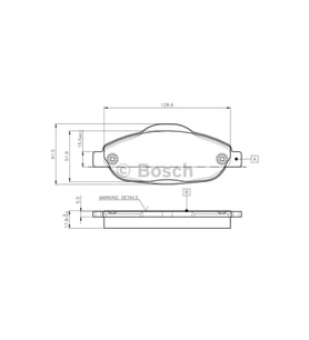 Bos-0986495266 Ön Fren Balatası 3008 2009 - 2015 308 20...
