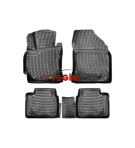 Toyota Corolla 3D Havuzlu Paspas 2013 Siyah