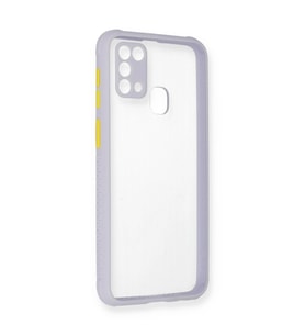 Galaxy M31 Kılıf Miami Şeffaf - Lila