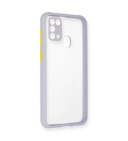 Galaxy M31 Kılıf Miami Şeffaf - Lila