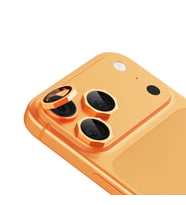 Apple iPhone 17 Pro Sekisgen 8gen Tasarım Kamera Lens Koruyucu CL-19 (Turuncu)