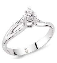 Romeo Pırlanta 0.25 Ct Tektaş Yüzük RM25053 (Çok Renkli)