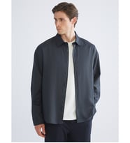 LCW Vision Petrol Slim Fit Uzun Kollu Erkek Gömlek