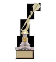 ODAK KUPA - Figürlü Kupalar - Dart Figürlü Kupalar FG-010 B - 29 cm