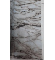 Mermer Desenli Şeffaf Masa  Örtüsü 100 CM X 100