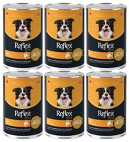 Reflex Plus Jöle İçinde Dana Etli Yetişkin Konserve Köpek Maması 400 Gr*6 ADET