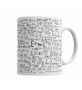 E=mc2 Formül Matematik  Formülü Kupa Bardak Porselen