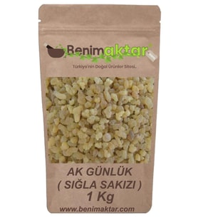 BenimAktar Ak Günlük Sığla Sakızı 1 Kg
