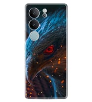 Vivo V29 Kılıf Silikon Desen Özel Seri Şahin 1756
