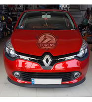 Renault Clio 4 2012-2020 Uyumlu H lip Esnek Ön Lip 2 Parça Karlık Ön Ek Tampon Altı Dil